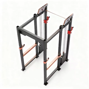 Máquina de fuerza de acero inoxidable de seis postes con 75kg + pila de peso para ejercicios de tríceps - Product Image 4