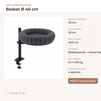 Lit pour chat en peluche à fixer sur le bureau, gain de place, avec nid supérieur à capot rotatif à 360° pour appartements et petites pièces OEM ODM