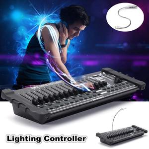 Controlador DMX512 de <span class=keywords><strong>384</strong></span> Canales, Consola <span class=keywords><strong>DMX</strong></span> Profesional para Iluminación de Escenarios, Equipo de Control de Luces LED Móviles, Láser para DJ, Discoteca, Par 6A - Product Image 1
