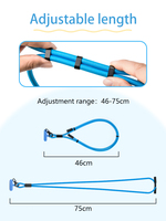 Cordon de charge rapide 2-en-1 réglable en nylon tressé avec lanière bandoulière et câble USB Type-C du fabricant d'origine