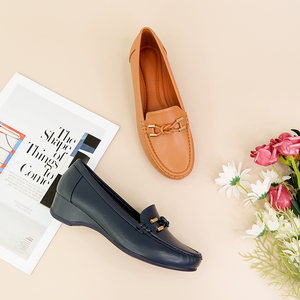 Di alta qualità OEM ODM nuovo arrivo <span class=keywords><strong>mocassini</strong></span> <span class=keywords><strong>mocassini</strong></span> firmati Slip comodo blocco a punta rotonda <span class=keywords><strong>tacco</strong></span> pump scarpe da <span class=keywords><strong>donna</strong></span> - Product Image 5