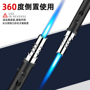 <b>Pen</b> Style High Temperature Torch Lighter Butane <b>Refillable</b> Windproof Camping Outdoor Use - Product Image 1