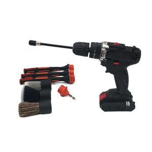Cepillo de limpieza para interiores de automóviles Cabezal de cepillo desmontable para limpieza de automóviles Compatible con eléctrico - Product Image 6