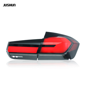 ไฟท้าย LED Jushun สำหรับ BMW ซีรีส์ 3 รุ่น F30 G30 ไฟเลี้ยวแบบ Sequential ไฟวิ่งกลางวัน สีแดงดำ - Product Image 2
