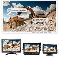 Moniteur de sécurité portable avec télécommande Entrée VGA BNC USB Double haut-parleurs pour les jeux et CCTV OLED LCD TV Combinaison