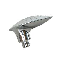 Produit phare : Robinet de salle de bain finition chromée 100x100mm avec pommeau de douche pluie et brume pour toilettes et salles de douche d'hôtel, installation facile