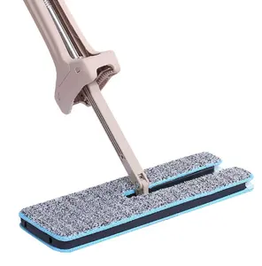 hot sell Double Side Flat Mop Telescopic Comfortable Handle Mop Cleaning Tool