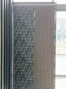 Tablero de panel acústico a prueba de sonido de roble negro moderno 2400/3000*600 Panel de pared para capacidad de diseño de modelo 3D de Hotel - Product Image 5