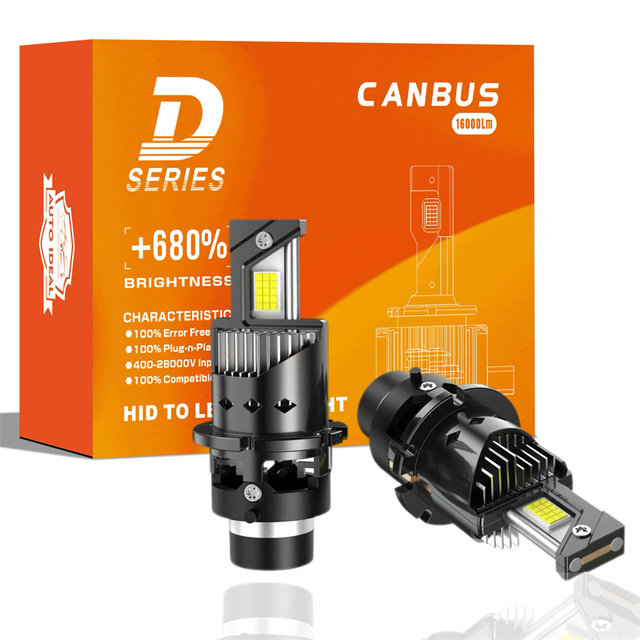 D2S HID Xenon to LED Headlights 55W 8600LM D2S D2R D4S D4R Canbus Car LED Headlight Bulbs for bmw