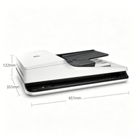 Scanner de documents H_P ScanJet Pro 2500 F1 L2747A CIS ADF à plat 2-en-1 recto-verso 20ppm 50 feuilles USB 2.0 pour bureau