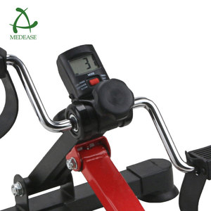 Mini vélo d'exercice Portable <span class=keywords><strong>pied</strong></span> colporteur bureau vélo bras et jambe colporteur Machine moniteur Lcd pliant pédale exercice - Product Image 3