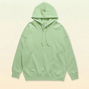 H5574 Vente en gros de sweats à capuche pour hommes en coton mélangé 350 g/m², grandes tailles, sweats à capuche vierges doublés en molleton français - Product Image 6