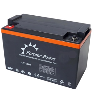 <span class=keywords><strong>Batterie</strong></span> UPS au plomb-acide <span class=keywords><strong>GEL</strong></span> Fortune Power NP110-12 12V <span class=keywords><strong>110Ah</strong></span> à longue durée de vie avec 6000 cycles et garantie de 5 ans - Product Image 3