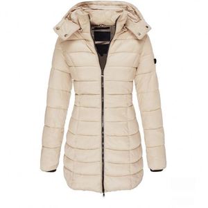 Ventes chaudes, veste rembourrée en coton pour femmes, nouvelle collection coréenne d'hiver, veste <span class=keywords><strong>longue</strong></span> et <span class=keywords><strong>fine</strong></span> pour femmes, veste rembourrée en coton chaud - Product Image 1