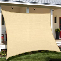 Voile d'ombrage en HDPE OEM ODM, anti-UV, coupe-vent, ouverture rapide automatique quatre saisons, respirante, pliable, auvent solaire extérieur