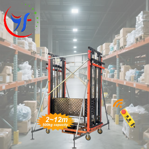 Elevador de andamio eléctrico de 5m, 8m, 10m con plataforma plegable, andamio eléctrico móvil pequeño con componente de motor central - Product Image 6