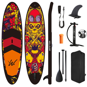 OEM Factory Custom High End Full Printing Inflatable Sup Surfing Stand up Paddle Board <b>Black</b> Beauty-1 Sup Board Surfing OEM Fact - Product Image 1