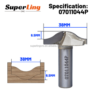 Nhà Máy bán hàng trực tiếp rắn Carbide gỗ đúc cắt khắc cửa tủ bits cho MDF và gỗ cứng - Product Image 4