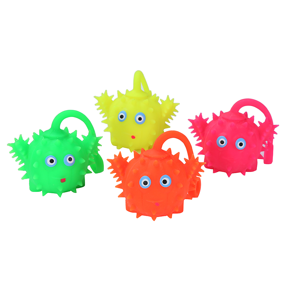 Hot Sale Colorful Squeeze Stretch Luminous Cactus Ball Mini Safari Animal Toys For Kids