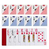 Cartes à jouer noires avec logo personnalisé, impression personnalisée recto-verso, durables, 54 cartes de poker, jeux de cartes amusants