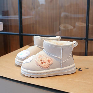 2024 nouvelles <span class=keywords><strong>bottes</strong></span> de neige d'hiver en fourrure décontractées pour garçons et filles pour enfants - Product Image 4