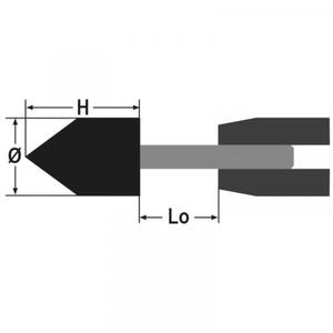 ล้อที่ติดตั้งเพลาขัดเบต้า111210020คอรันดัมสีชมพูขัดผิวพันธะเซรามิกรูปทรงกระบอก/รูปทรงปิรามิด - Product Image 4