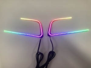 Sk6812led RGBW dòng chảy loạt DRL Halo <span class=keywords><strong>Kit</strong></span> cho 2015-2021 WRX/STI Đèn pha Điều kiện Mới C thanh - Product Image 6