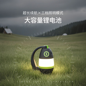 Camping <b>Lantern</b> <b>Led</b> Outdoor <b>Rechargeable</b> Usb Powered Hanging Light 12 Hour Runtime - Product Image 3