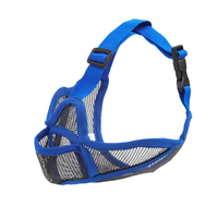 JIXIN Atmungsaktiver Nylon-Mesh-Hundemaulkorb gegen Bellen, bissfest, sicher, sanft, für Welpen, zum Training, mit Geräusch-/Vibrationsfunktion