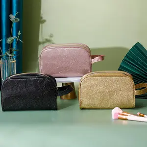 Regalo promocional con estampado de marca VC, bolsa de cosméticos con bolsa de almacenamiento