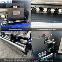 Imprimante par sublimation de 1,8 m pour l'impression par transfert thermique sur t-shirts, vêtements et textiles, machine à sublimation à double tête I3200A1