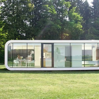 Maison conteneur Apple Cabin 20 pieds, design moderne du milieu du siècle, idéale pour chambre, extérieur et solutions de restauration – Meilleures ventes