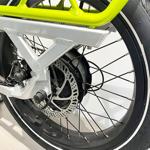 Vélo électrique <span class=keywords><strong>cargo</strong></span> pour adultes, moteur sans balais 750W, batterie au lithium, cadre en alliage d'aluminium, autonomie de 80 km, pour hommes et femmes, voyages en plein air - Product Image 3