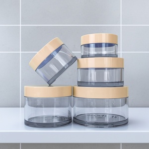 Pots cosmétiques en PET à parois épaisses avec bouchon à vis et options de logo personnalisé en tailles 100g, 120g, 150g, 200g, 250g - Product Image 4