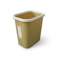 Poubelle en plastique pour la maison, avec couvercle, en PP recyclable, pour cuisine, salle de bain, bureau, vente en gros