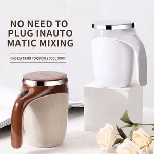 Tasse à Agitation Automatique Rechargeable Portable en Acier Inoxydable avec Agitateur Magnétique Rotatif pour Café et Boissons à Domicile - Product Image 1