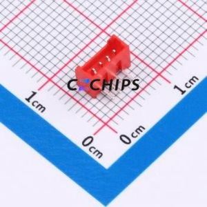 ZX-MX1.25-4PWZ-R Wire-to-Board Pin Header Bent Lead Through Hole,P=1.25mm 1x4P 1.25mm Right Angle Insert PicoBlade (MX 1.25) - Product Image 1