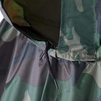 Poncho de pluie camouflage en PVC résistant, poncho de camouflage pour la pêche et le camping
