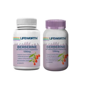 LIFEWORTH OEM berberina estratto in polvere capsule accelerare il metabolismo del glucosio supporto integratore con cardo di latte - Product Image 4