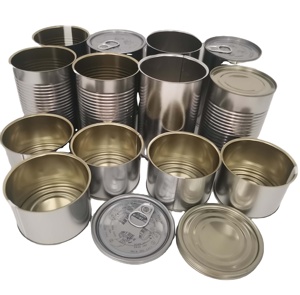 Tùy chỉnh in cá ngừ tin đóng Hộp bao bì Jar cho thực phẩm lon thiếc Kim Loại Tùy chỉnh để làm đầy niêm phong dòng với nắp và đáy - Product Image 1