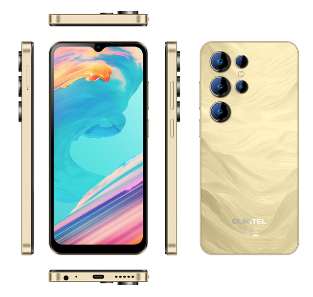 Hot Selling Oukitel C2 Smart Phone 4+128GB Android Smartphone Telephone 60 Hz 4G Dual SIM Unlocked Gaming Cellphone Mobile Phone