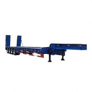 Remolques de plataforma baja de 3 ejes y 60 toneladas, y de 4 ejes y 80 toneladas, de fábrica china, en oferta, <span class=keywords><strong>para</strong></span> la venta - Product Image 6