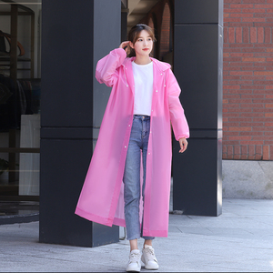 Thickened EVA Adult <strong>Raincoat</strong> Wholesale, Non-disposable Outdoor Travel Lightweight Plastic <strong>Raincoat</strong> with Printed LOGO - Product Image 6