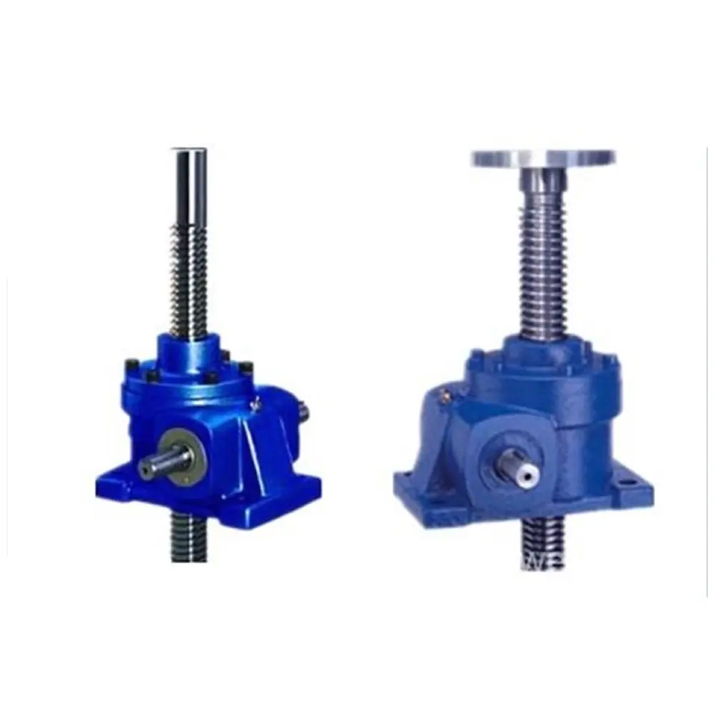 2020 SWL series screw jack lift table electric worm mechanical types of screw jack table lifting gear speed reducer CN
