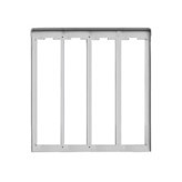 Frame For 4 3M Aluminum <b>Plates</b> 43.5 In Length 10 In Height - Product Image 1