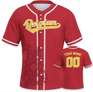 Printed custom Venezuela Baseball Jersey Shirt for Soccer <b>Fans</b> Men Youth Women Gifts Personalize Name Number S-6XL - Product Image 2