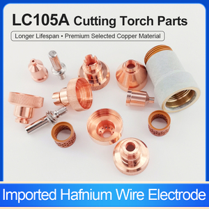 Consumibles para Antorcha de Corte por <span class=keywords><strong>Plasma</strong></span> Febs <span class=keywords><strong>Lincoln</strong></span> Tomahawk 1538 Cutter LC105, Boquilla W03X0893-64A 100A 0.066'' 1.7mm de Cobre - Product Image 5