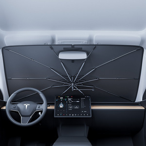 Pare-soleil de voiture pour pare-brise avant avec logo, ajustement universel, isolation thermique, protection estivale pour pare-brise de voiture ST-5031 - Product Image 4
