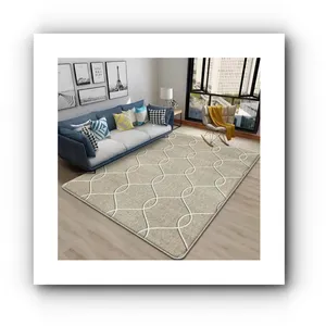 Großhandel Teppich Modern Floor Teppich mit Premium Fluffy Textur für Indoor Living Esszimmer und Schlafzimmer Bereich