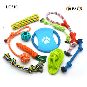 Plush Eco-friendly Puppy Chew <b>Toys</b> Pack Pet <b>Toy</b> Set <b>Dog</b> Rope <b>Toys</b> Puppy Grinding Teeth Set - Product Image 2